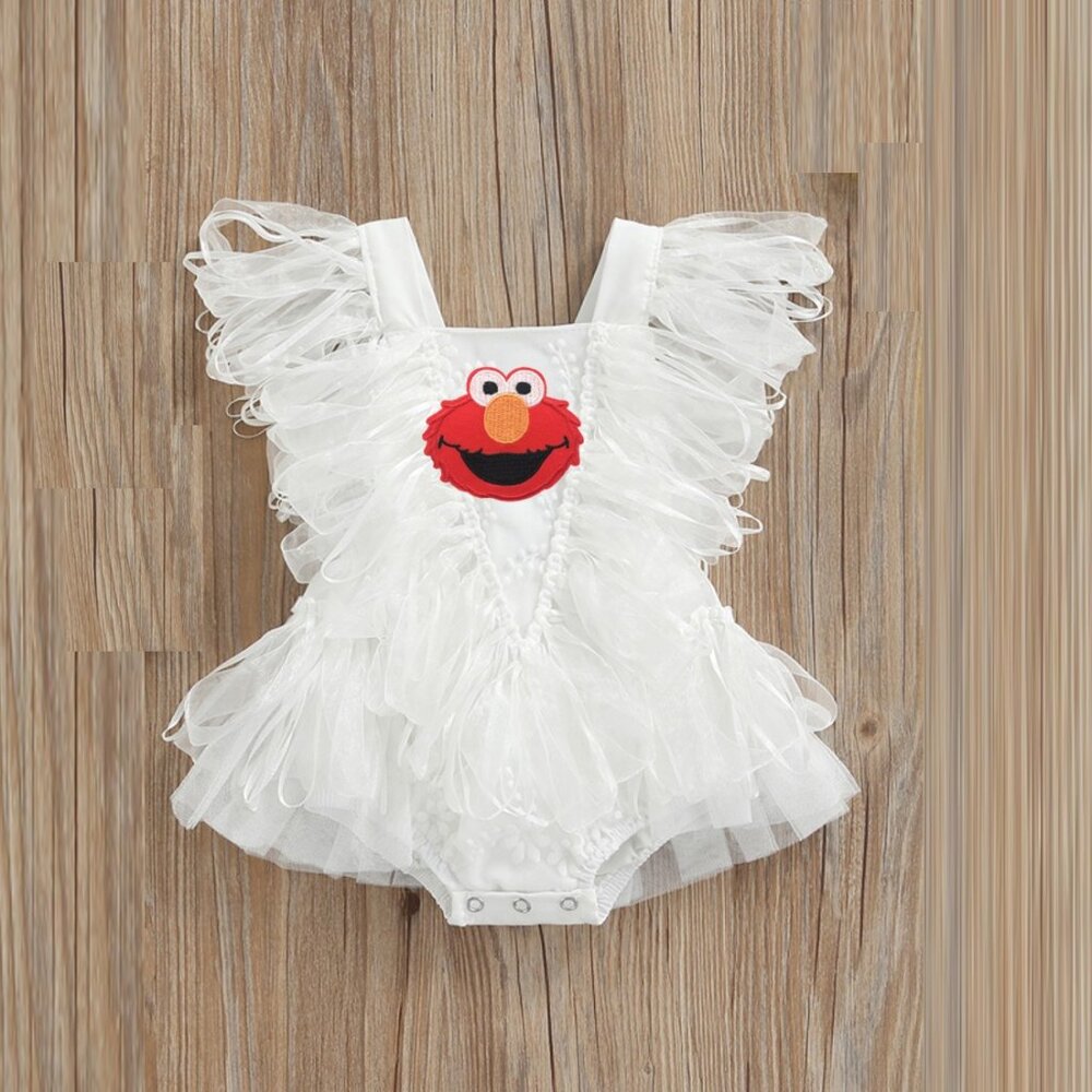 Elmo Dress Elmo Birthday Elmo Outfit Sesame Street Dress Clothes